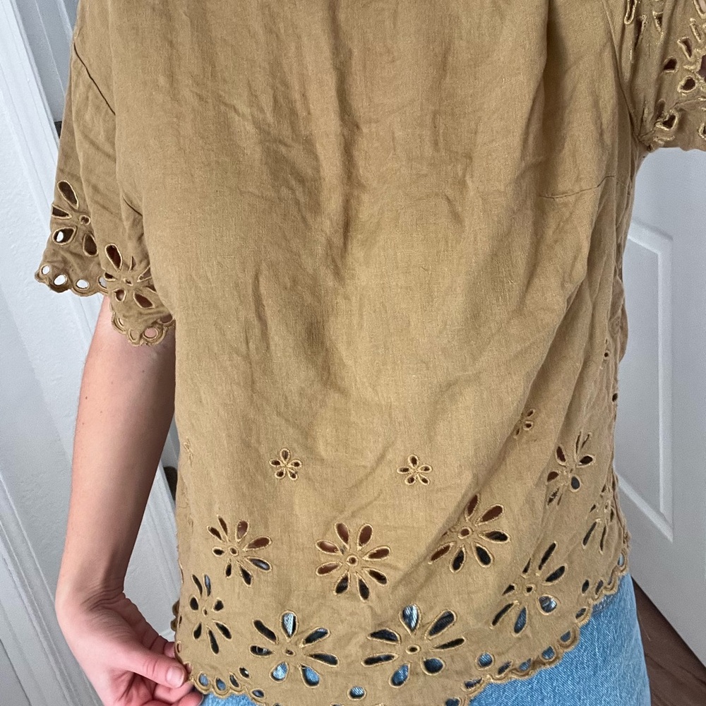 Women's Olive Green Madewell Top Size S
